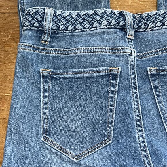 Women's Miss Me Blue Jeans with Button Fly with distressed hem ankles size 25 - Picture 6 of 10